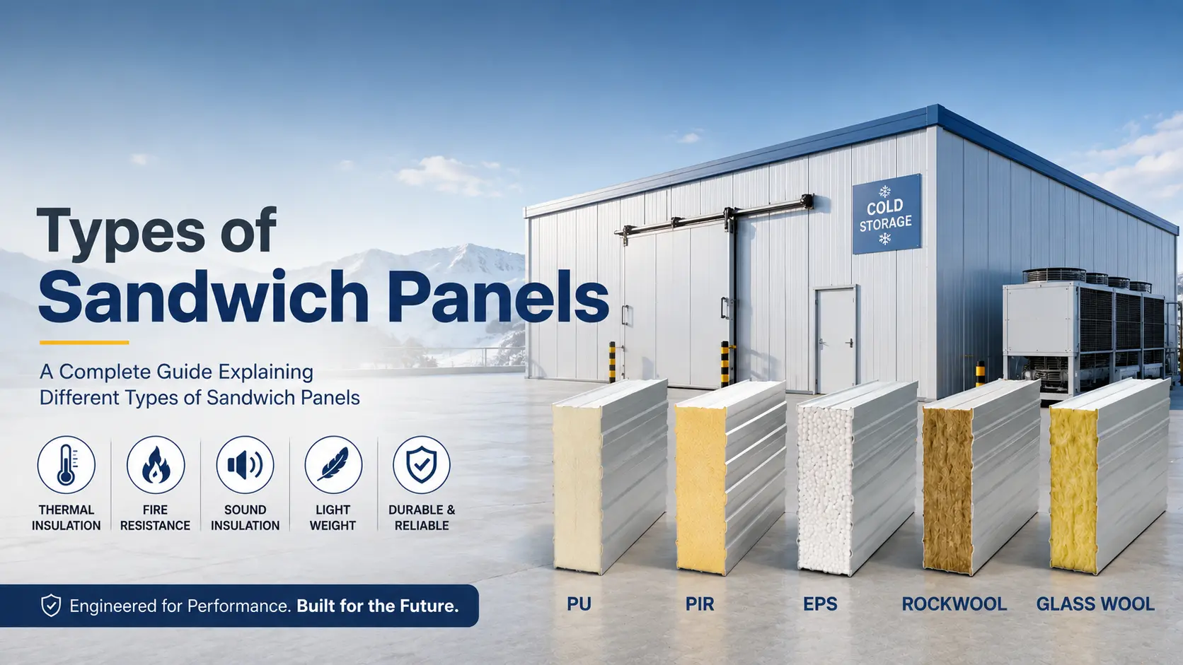 A Complete Guide Explaining Different Types of Sandwich Panels
